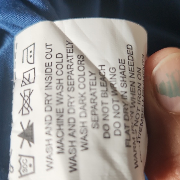 Blue Gym Mode On Men's Tee - Picture 5 of 7